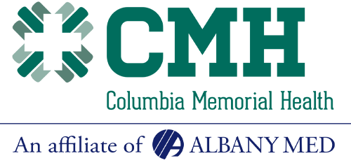 Columbia Memorial Health Logo with Albany Med Affiliation